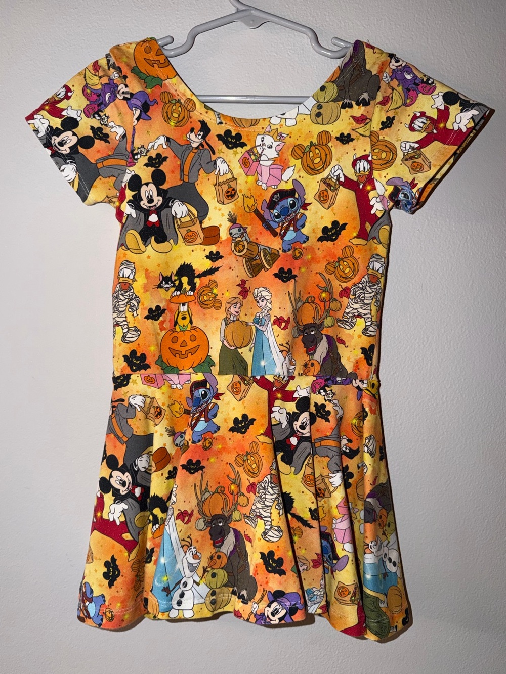 Raising Wilds Disney Halloween Twirl Dress Skort Size 5